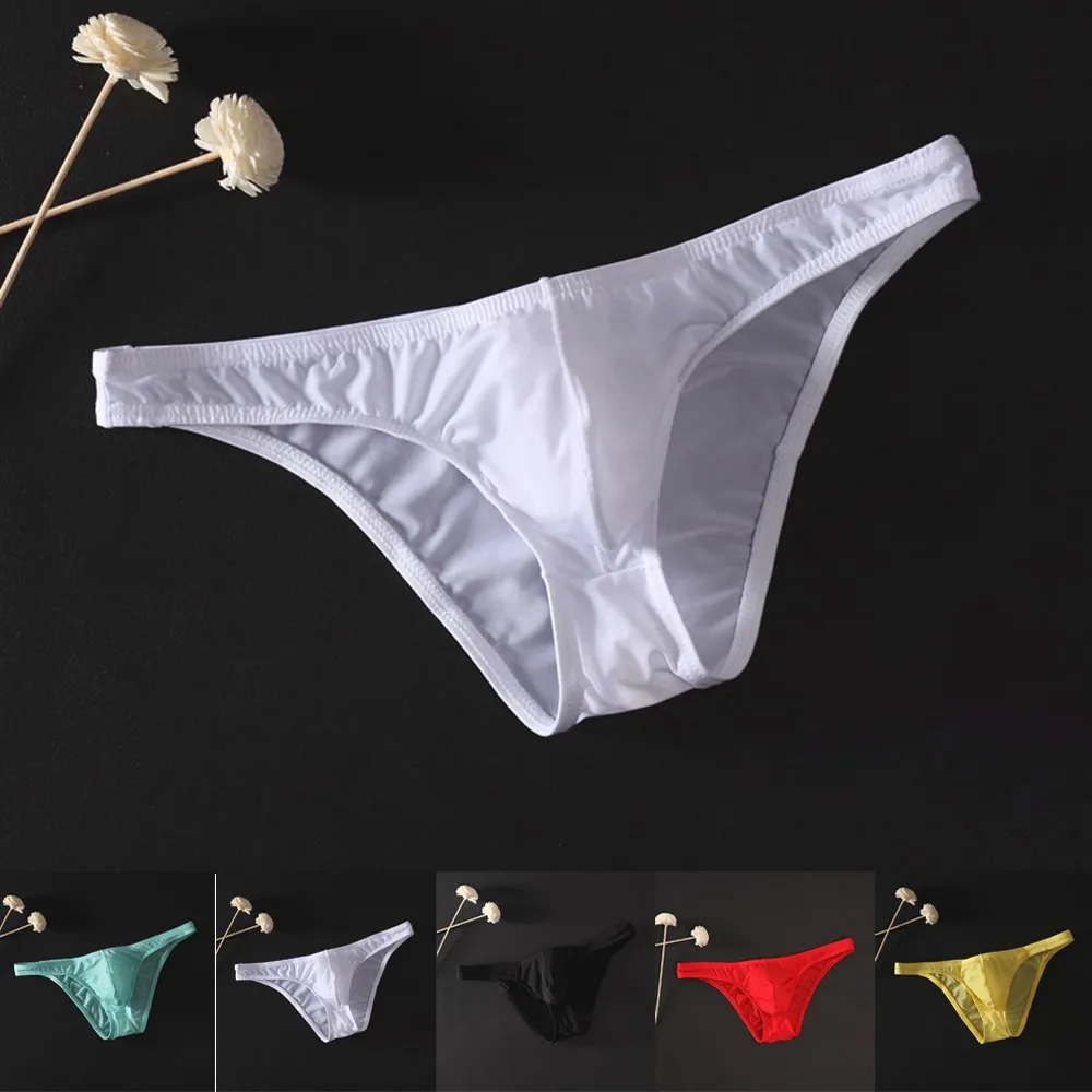 Men Underwear Fashion Panties Quick Dry Underpants Thin Section U Convex  For Man