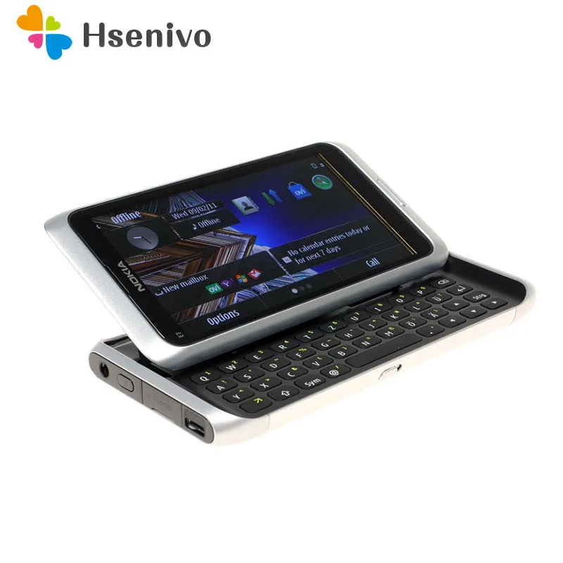 Оригинальный разблокированный мобильный телефон Nokia E7 GSM 3G Wi Fi GPS 8MP QWERTY английская