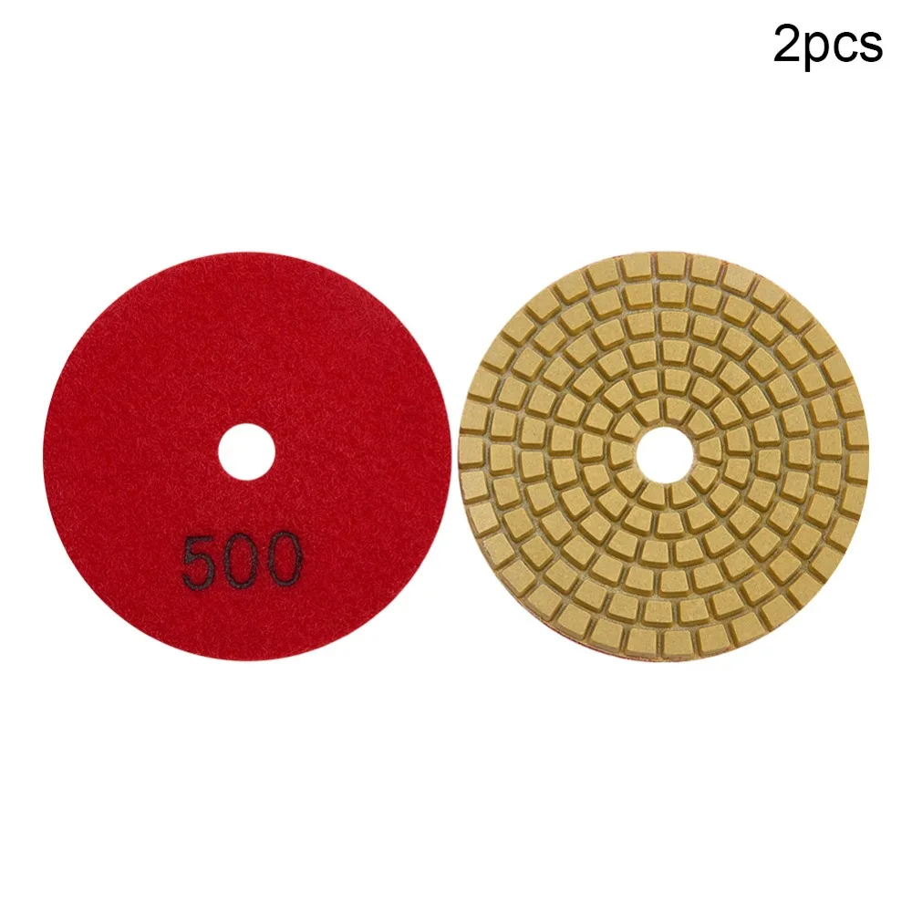 Utoolmart 1-10 шт 3 дюйма 75 мм Металлические Шлифовальные Диски 50 500 крупы смолы сухие Алмазные полировальные колодки Гранит Бетон абразивные инструменты