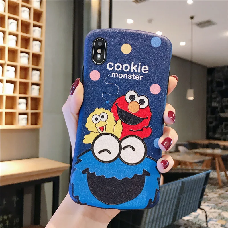 Iface king чехол для телефона Crayon shin-chan Spongbob маленький поясной чехол для iphone 7 8 11 X XS XR защитный противоударный чехол для телефона - Цвет: Синий