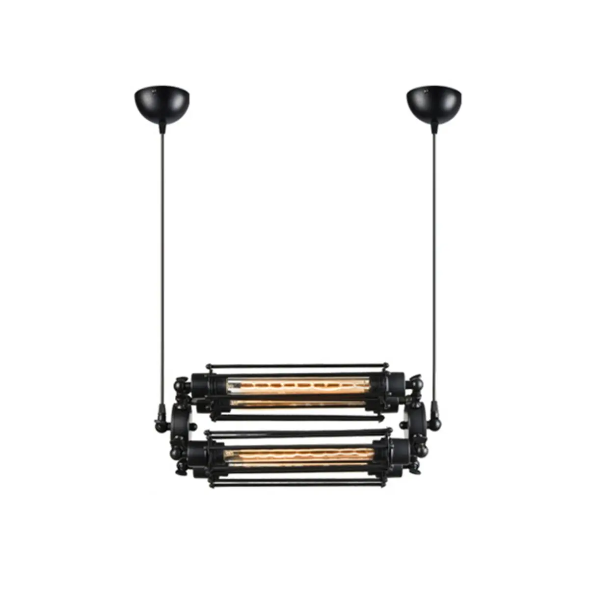Retro American Village Flute LED Pendant Light Dining Room Bedroom Iron Lighting Industrial Decor Hanging Lamps Fixture 110V