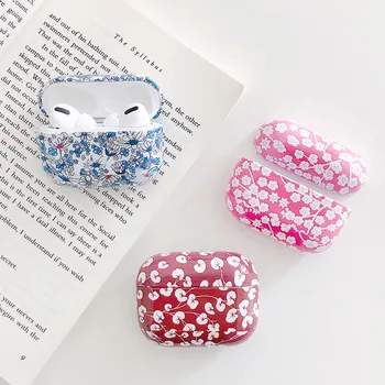 

Luxury Cute Case For AirPods Pro Cases Flowers Hard PC Glossy Floral Protective Cover for AirPod Air Pods 3 Earphone Accessories