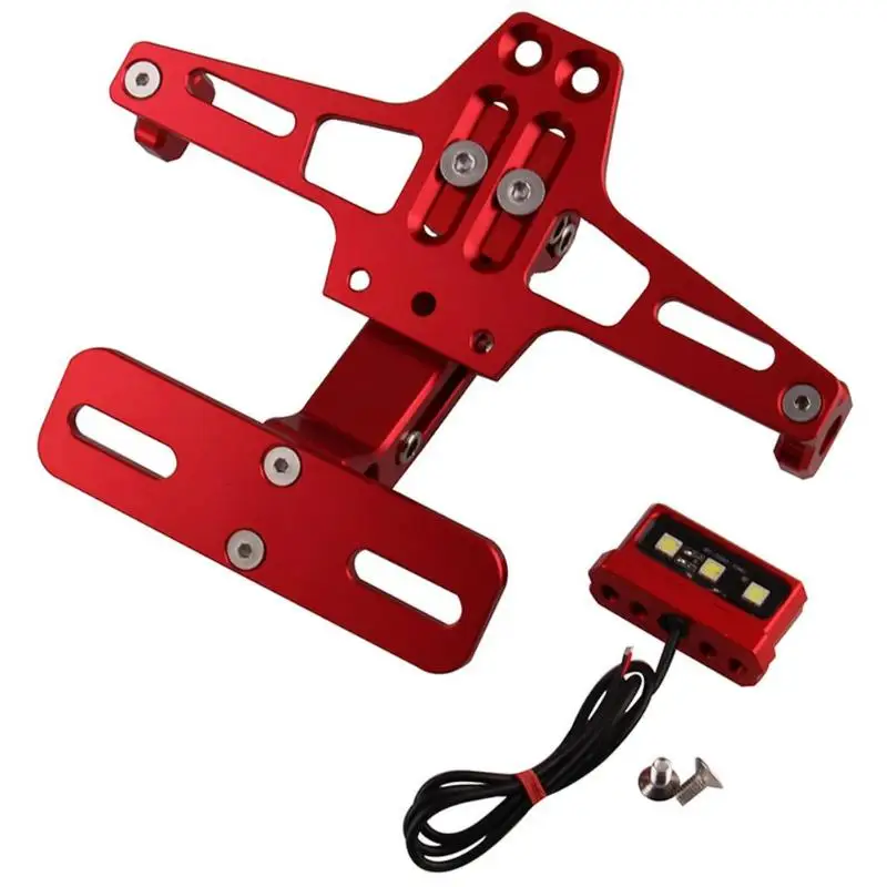 Прочный кронштейн для номерного знака Классический Тонкий CNC регулируемый мотоцикл номерной знак рамка держатель кронштейн Univers