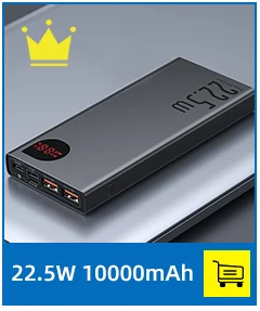 best portable phone chargers Baseus Power Bank 10000mAh with 20W PD Fast Charging Powerbank Portable Battery Charger PoverBank For iPhone 12Pro Xiaomi Huawei portable chargers for iphone