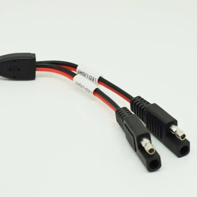 5 шт. от 1 до 2 SAE Мощность автомобильный удлинитель 18AWG 300 мм