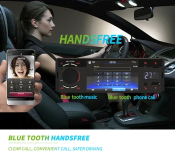

4.1" Bluetooth Car Radio 1 Din Mirror Link Touch Screen MP5 Video Player USB TF 3006 Car Accessories With Remote Control