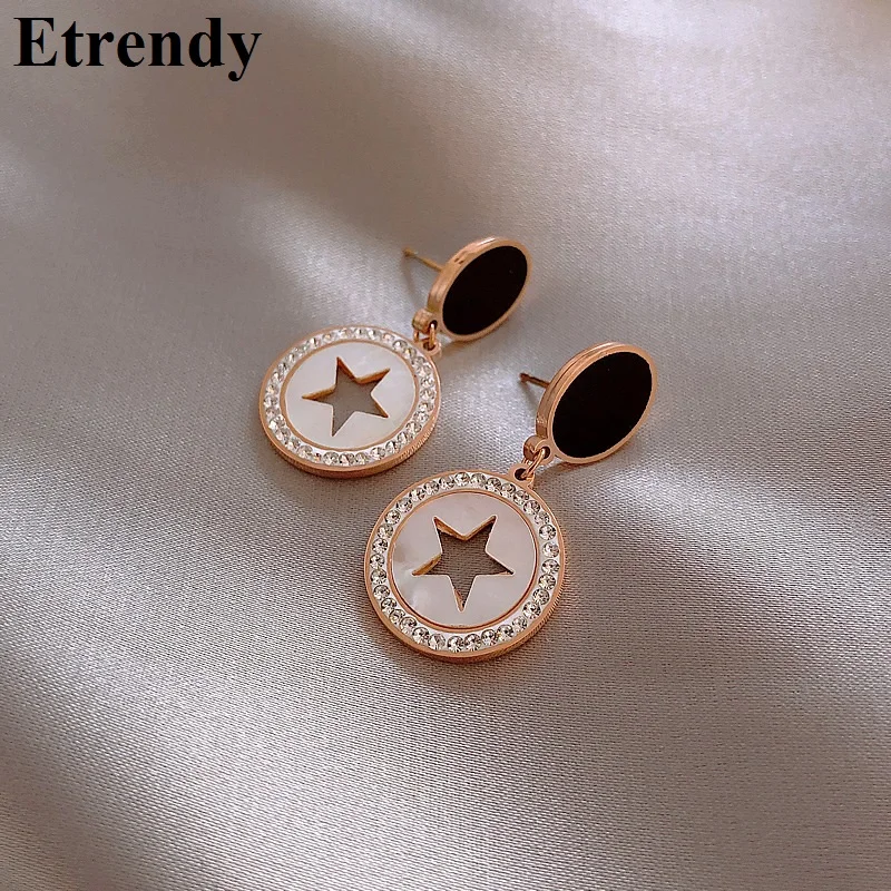 

Fashion Women Star Drop Earrings 2019 New Jewelry Simple Oorbellen Korean Style