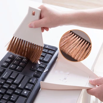

2 Set Mini Broom Dustpan Set Convenient Durable Mini Cleaning Props Household Cleaner Desktop Cleaning Brush for Home Desk Shelf