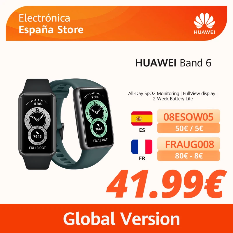Смартфон Huawei Band 6 измерение уровня кислорода в крови 1 47 дюйма | Электроника