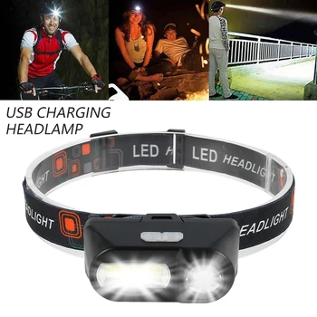 

Super Bright LED Headlamp COB Work Light 6 Lighting Mode Waterproof Headlight Powered By 18650 Battery Fishing Camping Lighting