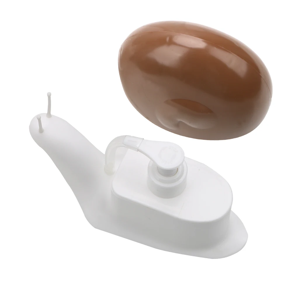 Soap Liquid Box Pressing Soap Liquid Box Soap Dispenser Bathroom Accessories Shower Gel Container Bottle Snail Shape Liquid Soap Dispenser Portable Pressing Type Hand Sanitizer
