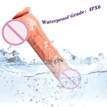 Realistic Telescopic Swing Dildo Toys Vibrator Sex Toys For Women Adult Female Vagina Anus Masturbator Real Heating Penis 5