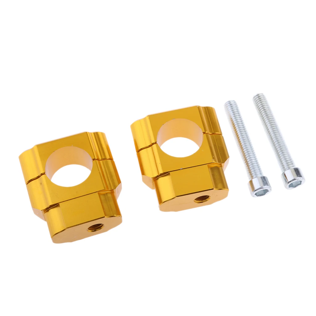 28mm Motorcycle Handle Bar Mounting Handlebar Risers Clamp Silver Mount Mounting Riser Clamp for Harley Honda Yamaha Suzuki