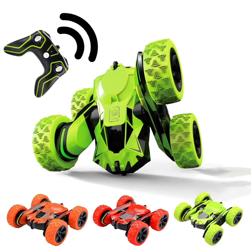 Радиоуправляемый автомобиль 2 4G трюки Дрифт деформация багги Rock Crawler Roll 360