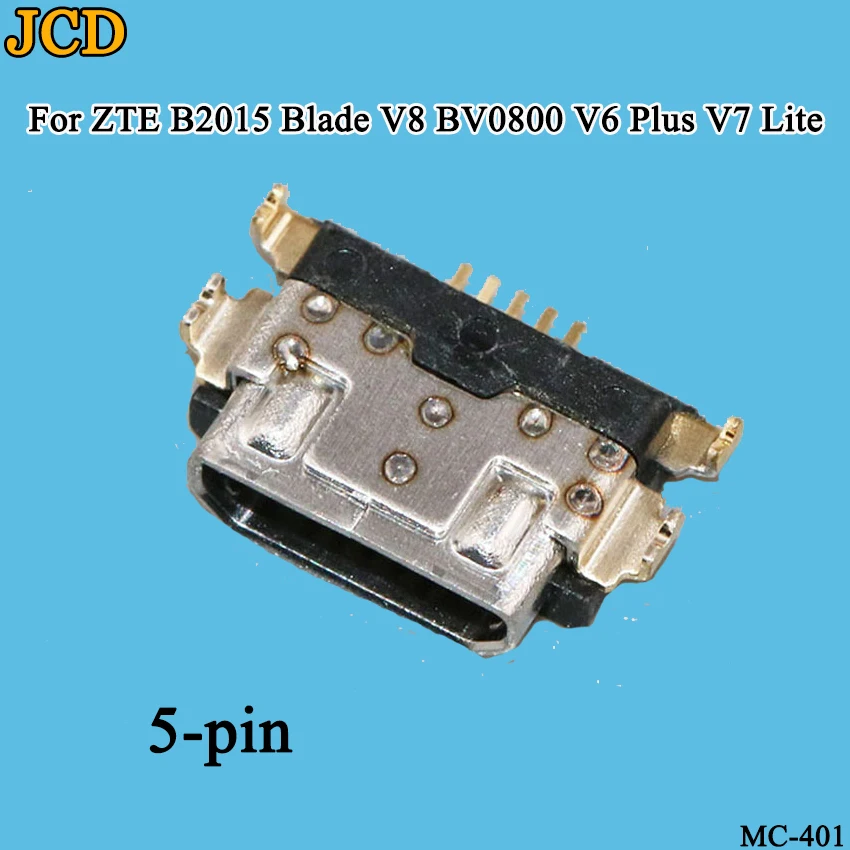 JCD 10 шт./лот для zte B2015/Blade V8 BV0800 V6 Plus/V7 Lite usb зарядная док-станция зарядный порт разъем