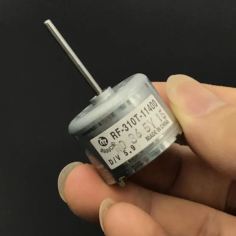 MABUCHI RF-310T-11400 D/V 5,9 микро двигатель постоянного тока 5,9 в круглый 24 мм Длинный вал CD dvd-плеер шпиндель электродвигатель