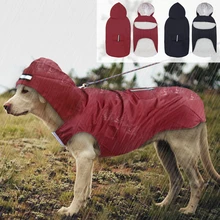 Impermeabile per cani di grossa taglia impermeabile abbigliamento per cani di grossa taglia cappotto da esterno giacca da pioggia per Golden Retriever Labrador Husky cani di grossa taglia 3XL-5XL