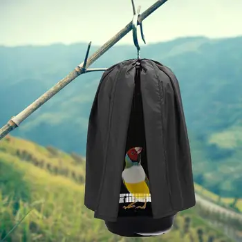 

New Bird Cage Cover Breathable Windproof Bird Parrot Nests Cover Round Cage Shield Light Proof Cage Cover Bird Supplies
