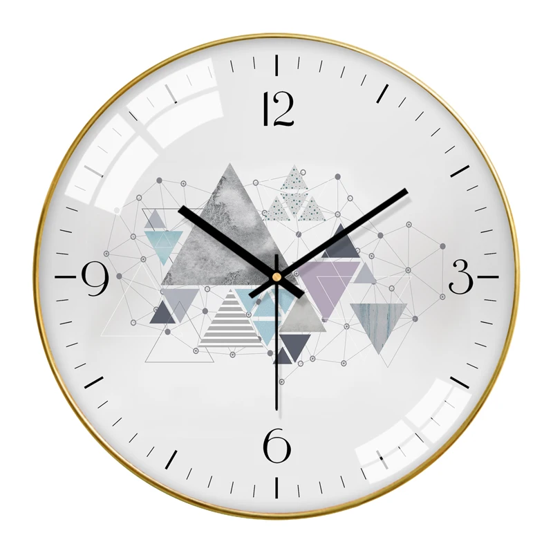 Современные настенные часы золотые скандинавские настенные часы для гостиной спальни бесшумные Часы настенные домашний декор креативные настенные часы Duvar Saati FZ211 - Цвет: Style 4
