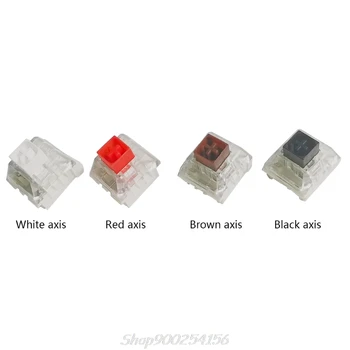 

Kailh Box Switches Black Red Brown White RGB SMD 3 Pin Dustproof Switch For Mechanical Gaming keyboard suit Cherry MX Dropship