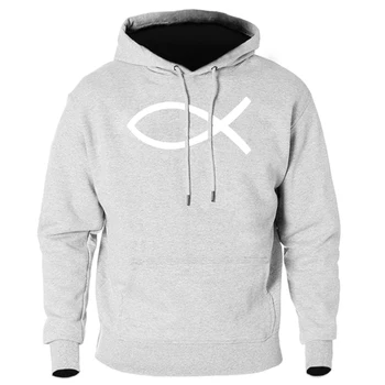 

Male Hoody Jesus Fish Hooded Sweatshirts Man 2020 Keep Warm Spring Winter Hoodies Streetwear Harajuku Clothes Fleece Casual Tops
