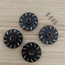 Pièces de rechange pour voiture 1/24 Axial SCX24 90081 RC, roue en laiton 4 pièces/ensemble, contrepoids, moyeu de roue, couplage de contrepoids 