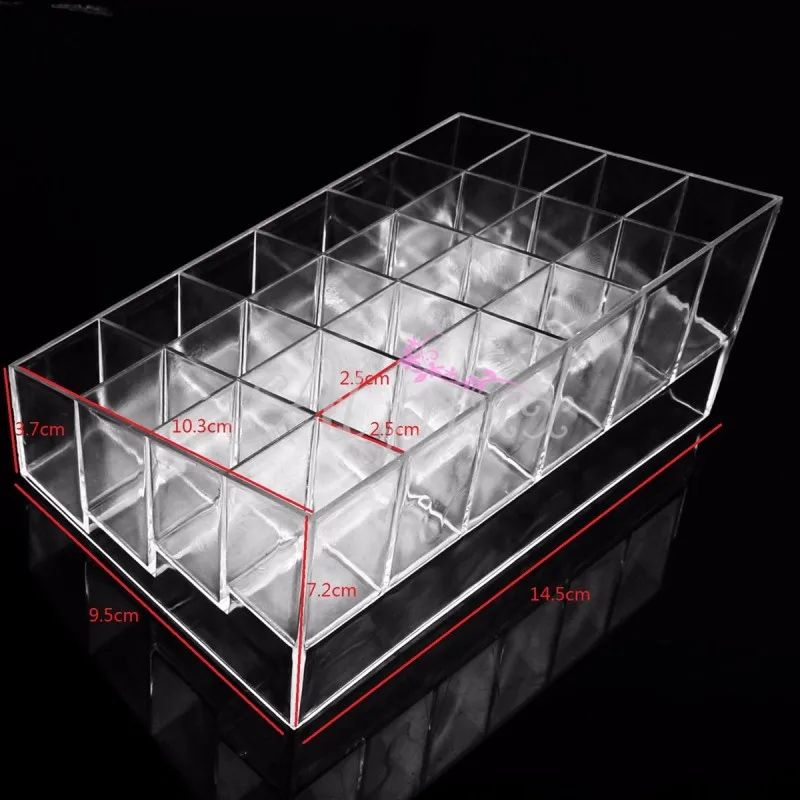 24 Grid Acrylic Makeup Organizer Cosmetic Display Stand Lipstick Storage Box Makeup Make Up Case Sundry Jewelry Tool Kit Storage 24 Grid Acrylic Makeup Organizer Cosmetic Display Stand Lipstick Storage Box Makeup Make Up Case Sundry Jewelry Tool Kit Storage