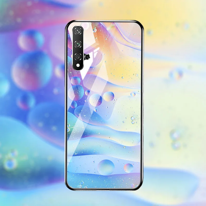 Закаленное Стекло чехол для телефона для Huawei honor 9 10 20 чехол Примечание 10 Стекло чехол для Huawei honor 9 10 lite V20 honor 20 Pro чехол задняя крышка