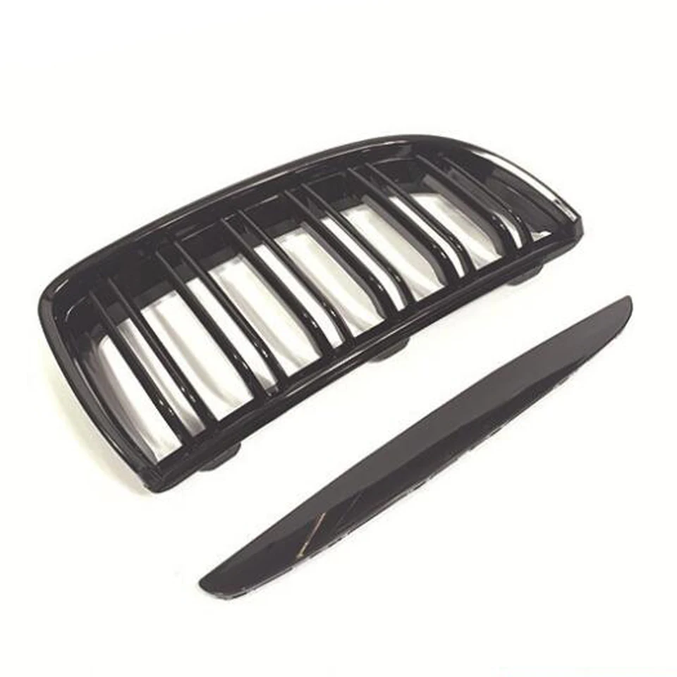 Auto Gloss Black Motorkap Nieren Grill Voor Bmw E90 E91 325i 328i 328xi 335i 335xi 330i 330xi 2009 2010 2011 2012 Accessoires (Color : Glossy black