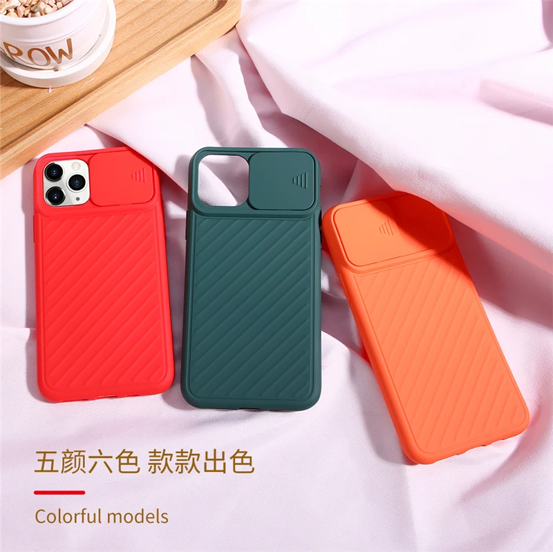 Slide Camera Protection Case For iPhone 11 Pro Max XS XR X 7 8 6 6S 3