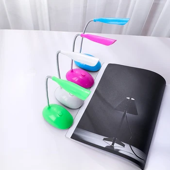 

Flexible Gooseneck Bedside Night Light Kids Reading Study Bedside Bedroom AAA Battery Powered LED Desk Table Lamp