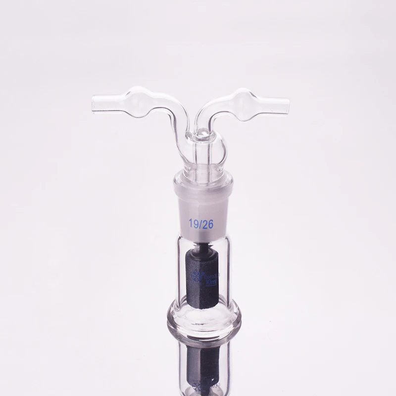 FAPE Gas bottle washing with aeration stone 10ml 25ml 50ml 100ml 150ml 250ml 500ml Lab Glass straight tube washing cylinder lab glass supplies
