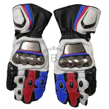 

2020 New 100% Genuine Leather GS Full Metal Motorcycle Gloves Racing Long Gloves Driving GP PRO Motorbike Cowhide Gloves