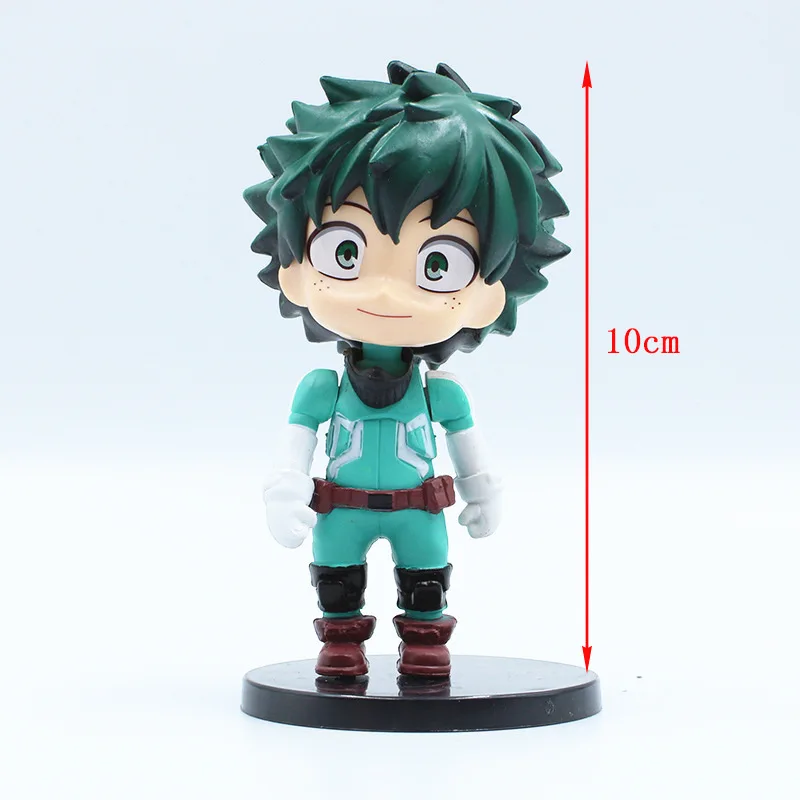5 шт./компл. с героями из мультфильма «Мой герой рисунок 10 см deku Коллекционная модель игрушки bakugou katsuki Todoroki шото фигурку