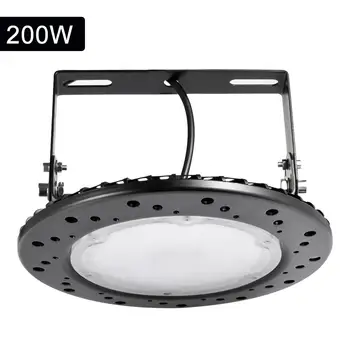 

4PCS Waterproof UFO Lamp D5 Style 100W 220V Round Warehouse Workshop Garage Industrial Lamp Stadium Market Airport