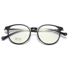 Круглый ультра светильник TR90 повседневные дикие плоские очки круглые простые модные очки для чтения Новые классические ретро без градусов очки для чтения