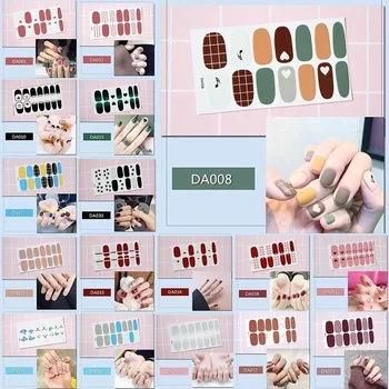 

LADY KINDOM DIY Waterproof Nail Wraps Nail Foils Sticker Cute Cartoon Pattern Nail Ornament Nail Patch for Women (DA001-DA073)