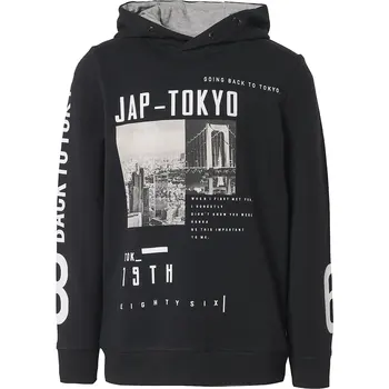 

NAME IT Hoodies & Sweatshirts 10623669 clothes Children jacket shirt sweater cardigan Cotton Black Boys Casual