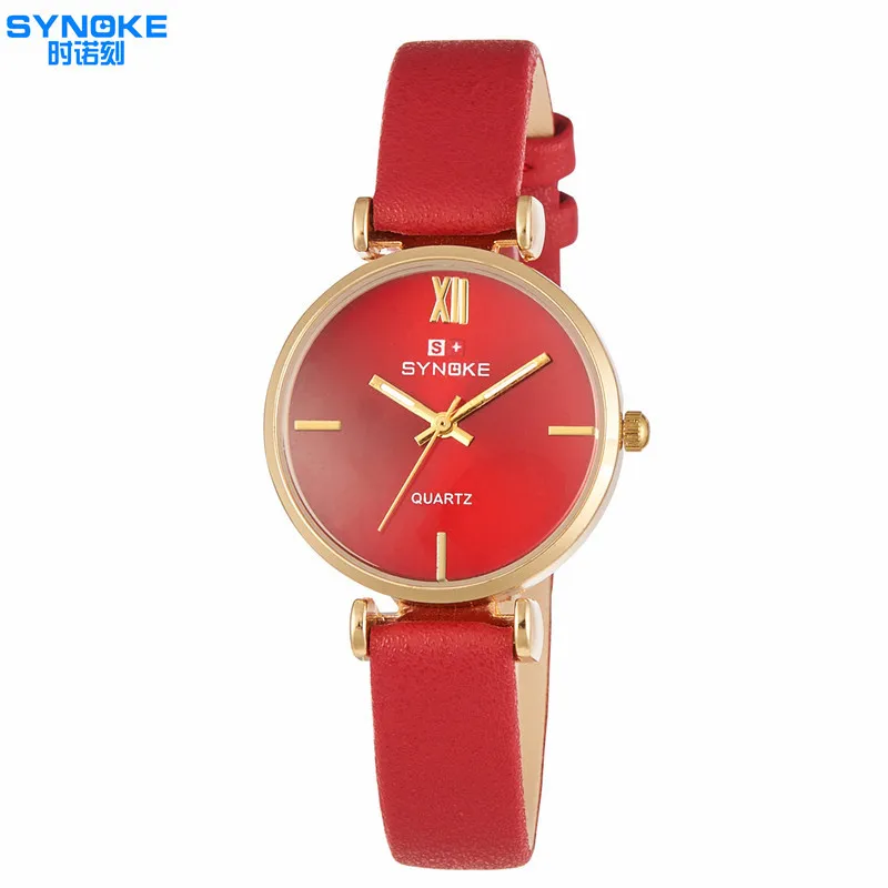 

SYNOKE Fashion Leather Belt Ladies' Watch 2019 Spring New Style Listed Currently Available Wholesale Quartz Watch