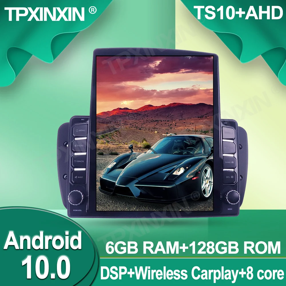 

Экран в стиле Tesla для Seat Ibiza 2009-2015 Android 128G, беспроводной стереоприемник для Carplay, магнитола