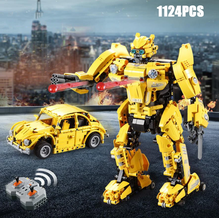 Строительный блок Bumble car bee с дистанционным радиоуправлением 2 4 ГГц супер
