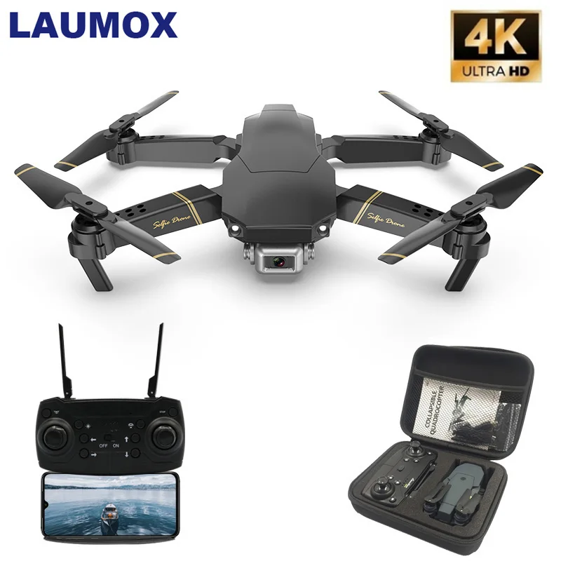 

LAUMOX M65 RC Drone with 4K HD Camera FPV WIFI Altitude Hold Function Selife Dron Folding Quadcopter Vs E58 SG106 M69 Drones