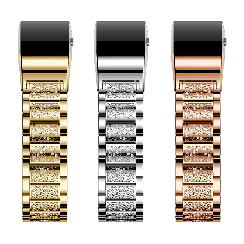 1 шт. Сменный ремешок для Fitbit Charge 2 прочный ремешок для Fitbit Charge 2 браслет из нержавеющей стали сменный ремешок для наручных часов