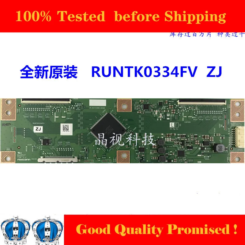 RUNTK0334FV ZJ Tcon плата для SHATP LCD 60DS7008A T CON 1P 0171X00 40SB замены ТВ|Дисплеи| |
