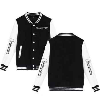 

2020 Brockhampton Jacket kpop Jacket women streetwear Team effort baseball jackets plus size for men and women