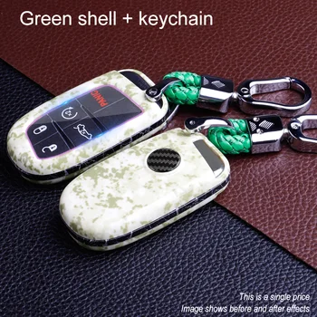 

Car Key Case Cover Smart For Dodge Ram 1500 Journey Charger Dart Challenger Durango For Fiat Jeep Ring Holder Shell Accessories