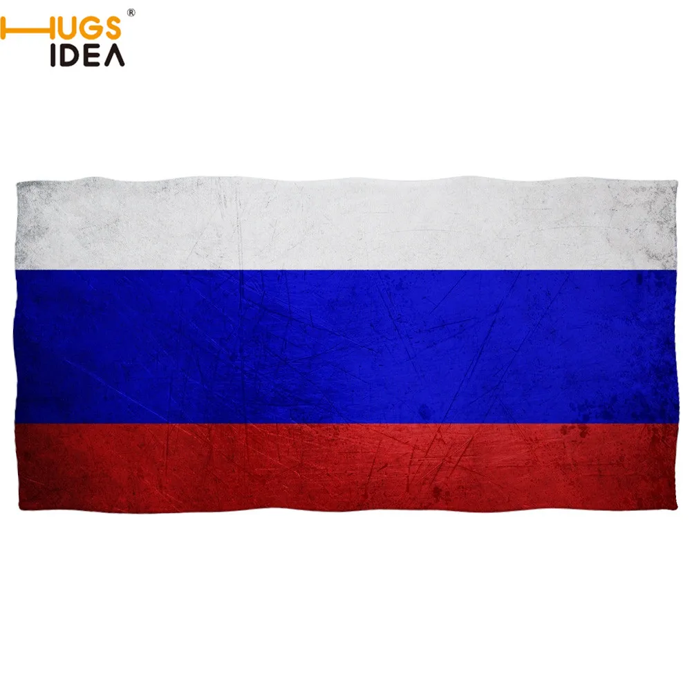 HUGSIDEA Бразилия/Америка/Германия/Великобритания/Европа/Ямайка/Россия/Австралия национальный флаг для ванной/пляжное полотенце для душа одеяло мягкий коврик - Цвет: HMM1123