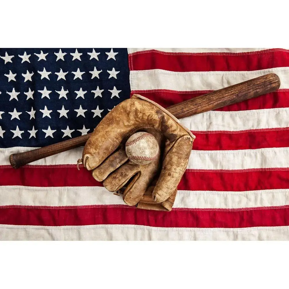 Алмазная вышивка круглая дрель 5D крестиком военный американский флаг и