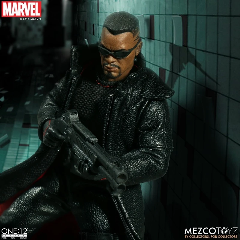 

Genuine MEZCO Ant 6 Inch One: 12 commoner can do the blade warrior Blade mode Figure Model Dolls Figurals