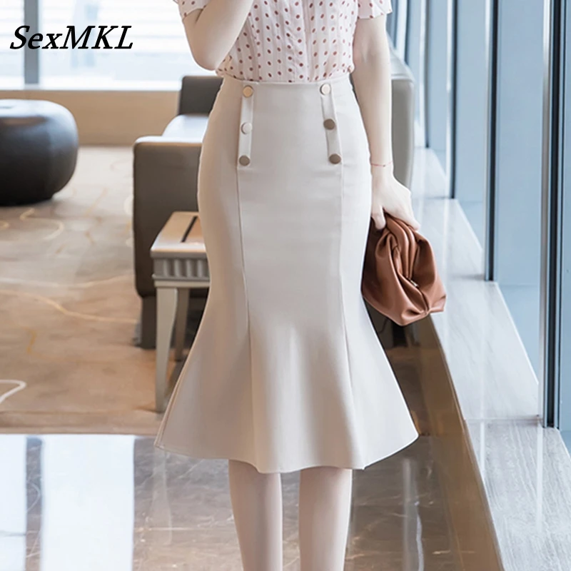 Elegant Black Long Skirts Womens 2022 Korean Fashion Clothing High Waist Y2k Skirt Sexy Autumn Winter Red Party Bridal Skirt XXL